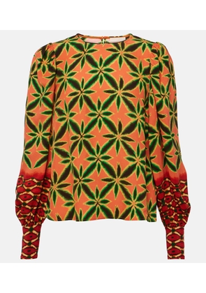 Ulla Johnson Lilliana crepe blouse