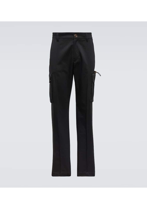Versace Cotton gabardine cargo pants