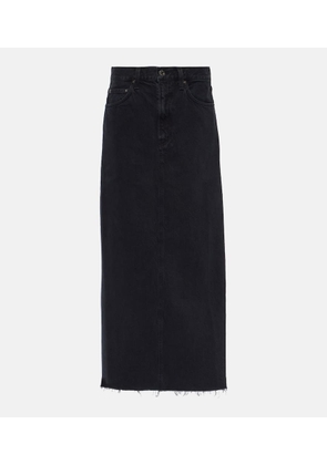 Agolde Hilla denim maxi skirt