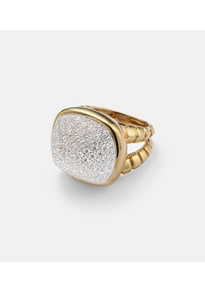 Marina B Tigella 18kt gold ring with diamonds