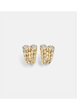Marina B Trisolina 18kt gold earrings with diamonds