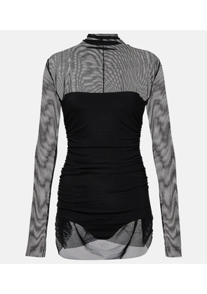 Norma Kamali Mesh minidress