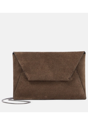 Brunello Cucinelli Suede shoulder bag