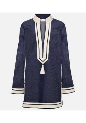 Tory Burch Tasseled cotton tunic