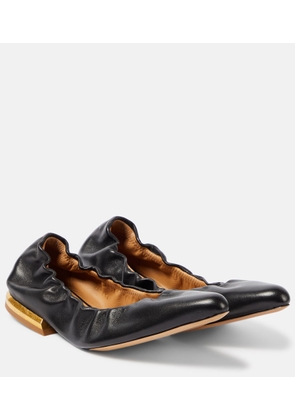 Dries Van Noten Leather ballet flats