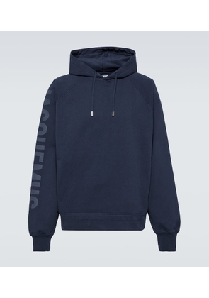Jacquemus Le Typo cotton jersey hoodie