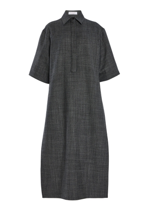 Michael Kors Collection Wool-Silk Jaspe Midi Tunic Dress - Moda Operandi