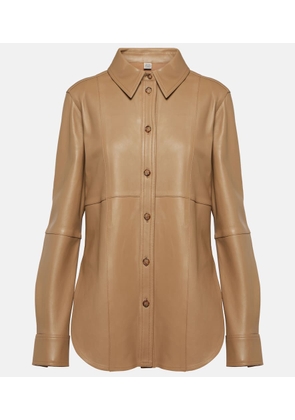Toteme Leather shirt