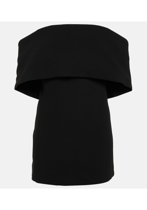 Toteme Off-shoulder crepe top