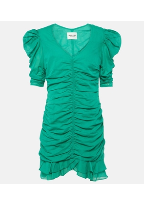 Marant Etoile Sireny draped cotton minidress