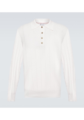 Brunello Cucinelli Cotton polo sweater