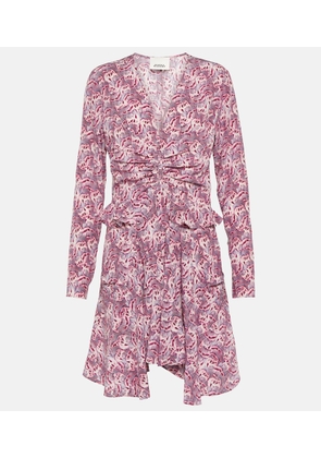 Isabel Marant Usmara printed silk-blend minidress