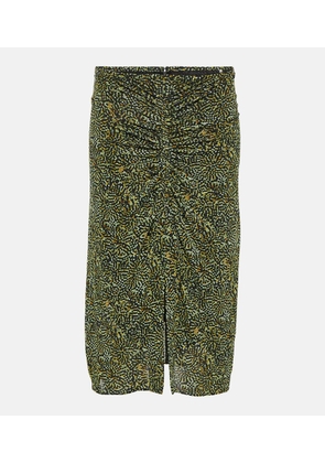 Isabel Marant Draped jersey midi skirt