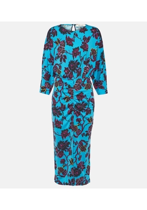 Diane von Furstenberg Chrisey floral midi dress
