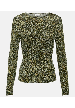 Isabel Marant Jalilagb draped jersey top
