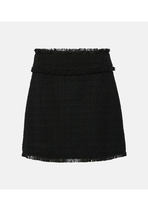 Dolce&Gabbana Wool-blend tweed miniskirt