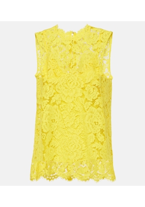 Dolce&Gabbana Floral lace top