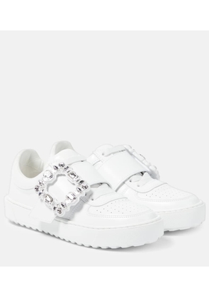 Roger Vivier Very Vivier embellished leather sneakers