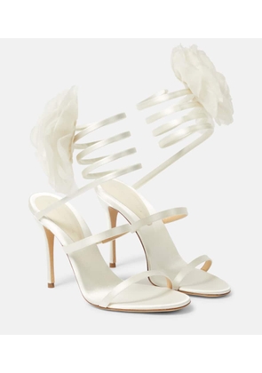 Magda Butrym Floral-applique sandals
