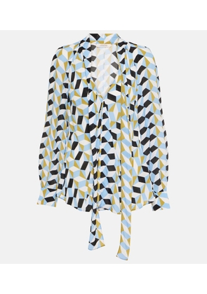 Dorothee Schumacher Printed tie-detail top