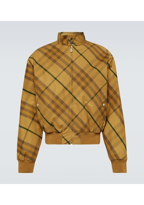 Burberry Burberry Check cotton twill bomber jacket