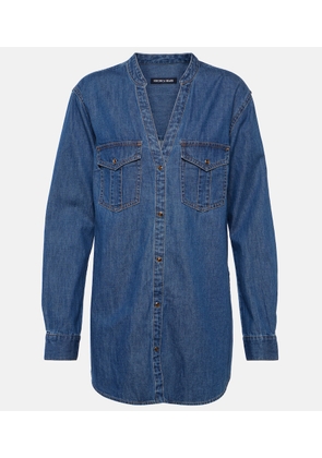 Veronica Beard Emira denim shirt