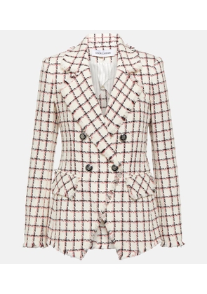 Veronica Beard Taja double-breasted cotton blend jacket