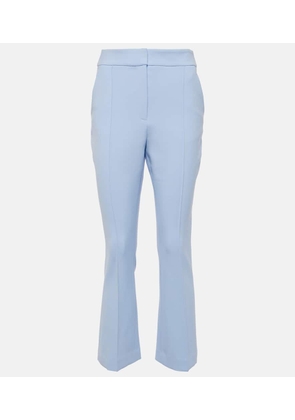 Veronica Beard Tani cropped high-rise flared pants