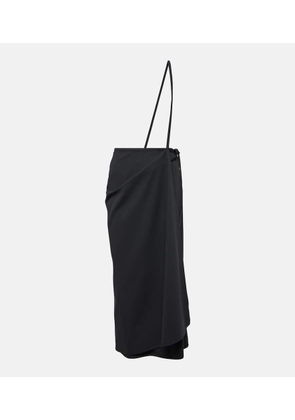 Lemaire Virgin wool wrap skirt
