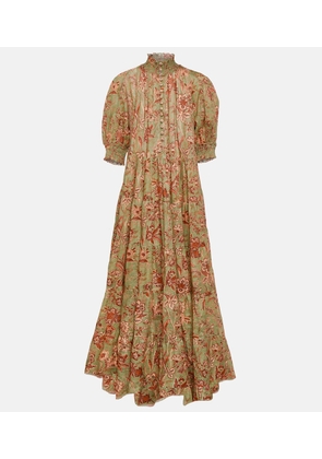 Zimmermann Junie floral cotton maxi dress