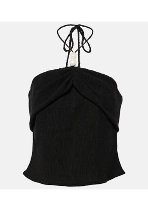 Magda Butrym Halterneck crop top