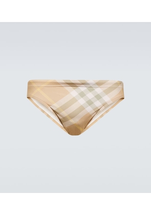 Burberry Burberry Check swim briefs