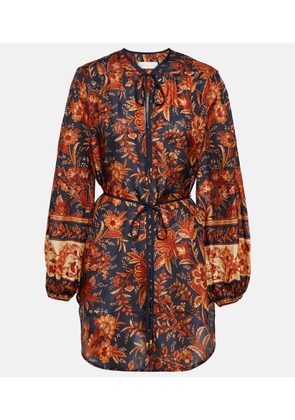 Zimmermann Junie floral silk blouse