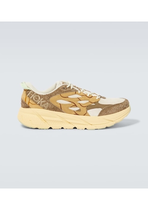 Hoka One One Clifton L suede sneakers