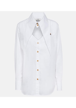 Vivienne Westwood Cut-out cotton shirt