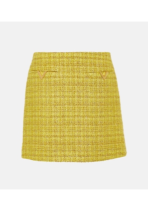 Valentino VGold tweed miniskirt