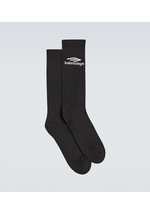 Balenciaga 3B Sports Icon ribbed-knit ski socks