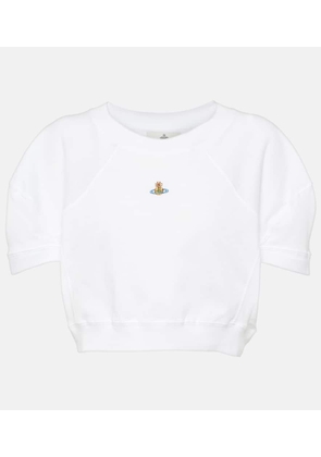 Vivienne Westwood Orb cropped cotton jersey T-shirt