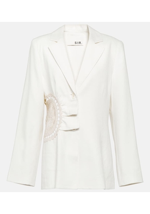 SIR Atacama linen-blend blazer