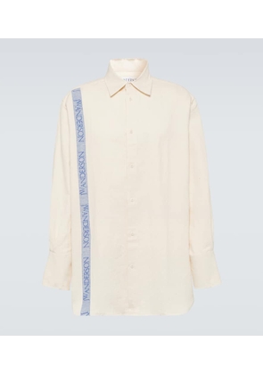 JW Anderson Striped cotton and linen shirt