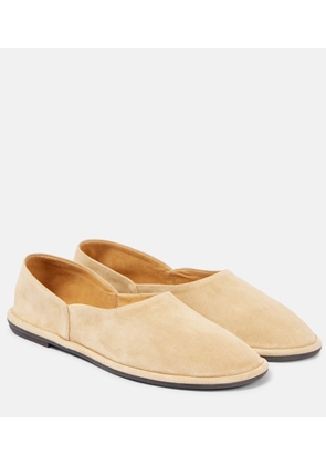 The Row Canal suede slip-on shoes