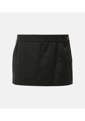 Vivienne Westwood Low-rise wool miniskirt