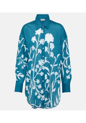 Juliet Dunn Majorelle cotton shirt