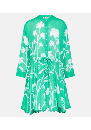 Juliet Dunn Majorelle cotton shirt dress