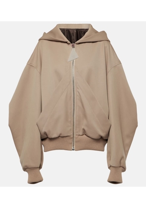 The Attico Bomber wool gabardine jacket