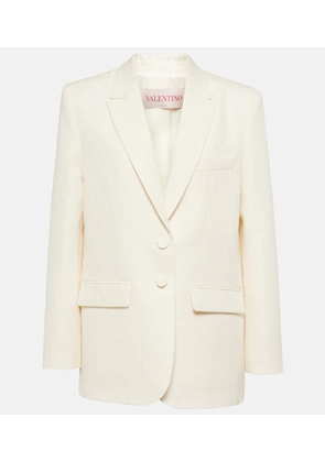 Valentino Toile Iconographe Crepe Couture blazer