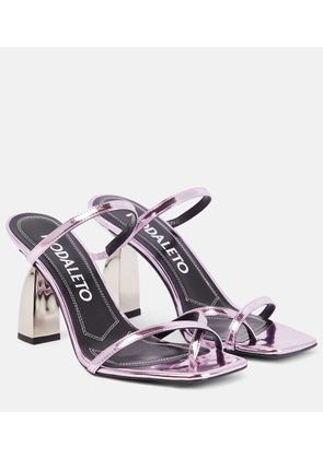 Nodaleto Angel A metallic leather mules