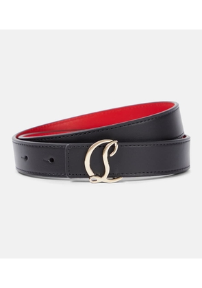 Christian Louboutin CL Logo leather belt