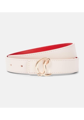 Christian Louboutin CL Logo leather belt