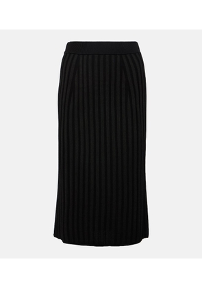 Joseph Ribbed-knit midi skirt